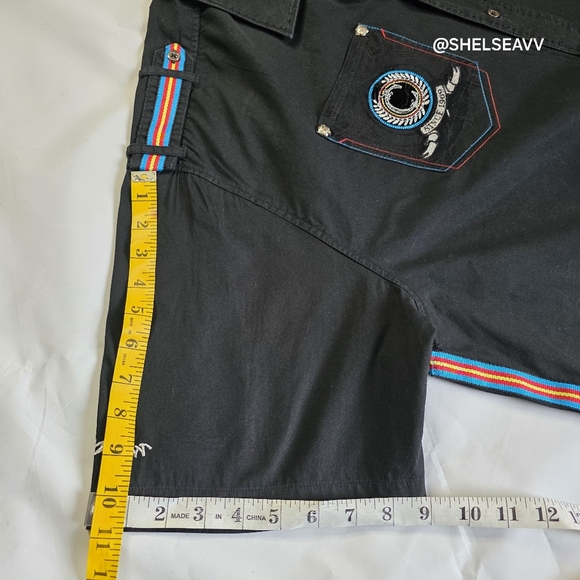 Coogi Premium Colors Embroidered Button Up Short Sleeve Shirt Men Size 3XL - Picture 8 of 10